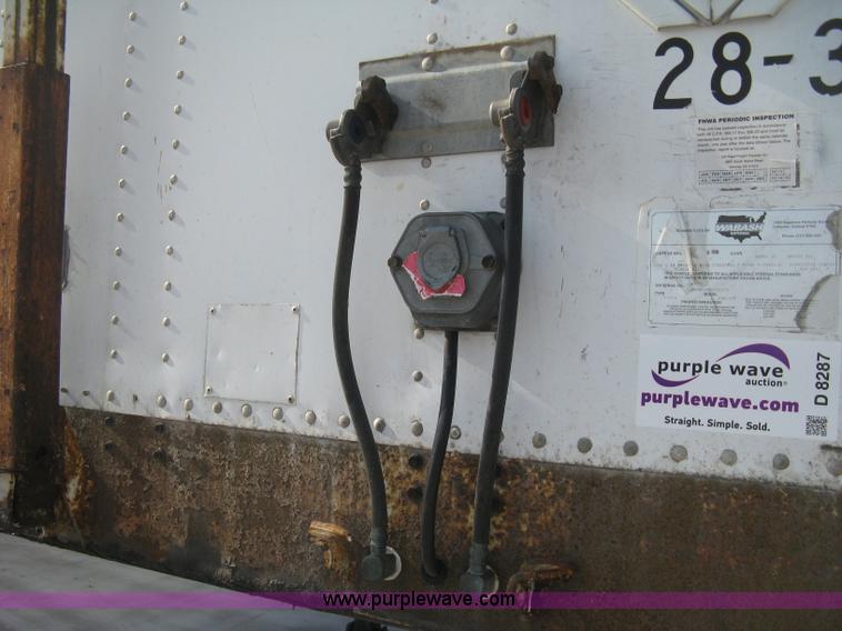 image for item D8287 1994 Wabash 28' dry van trailer