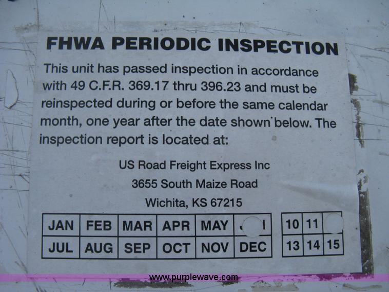 image for item D8287 1994 Wabash 28' dry van trailer