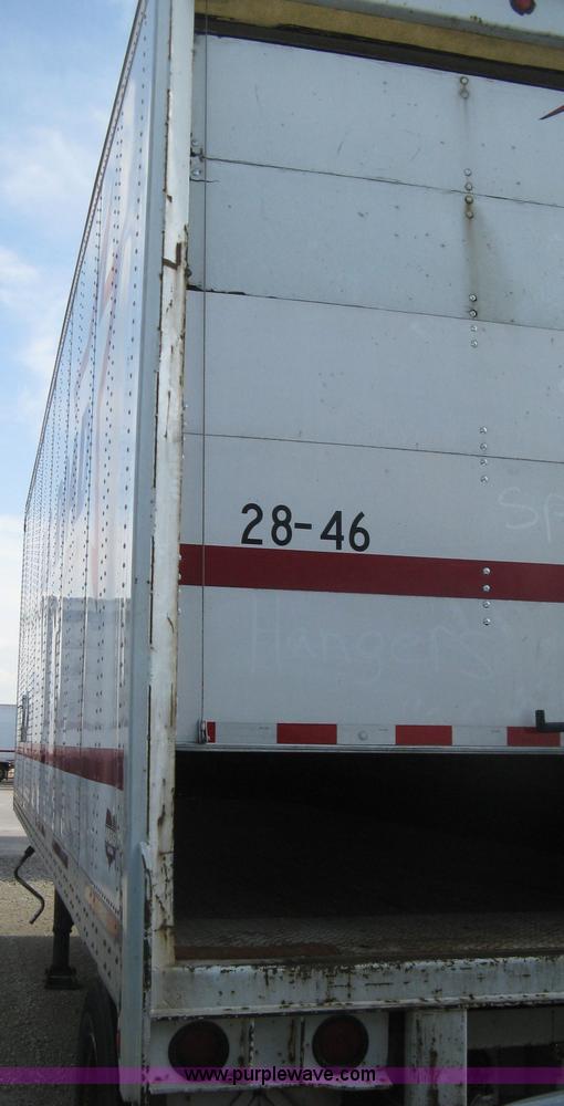 image for item D8288 1995 Wabash 28' dry van trailer