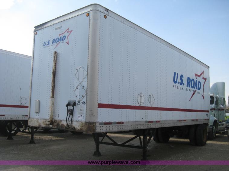 image for item D8288 1995 Wabash 28' dry van trailer