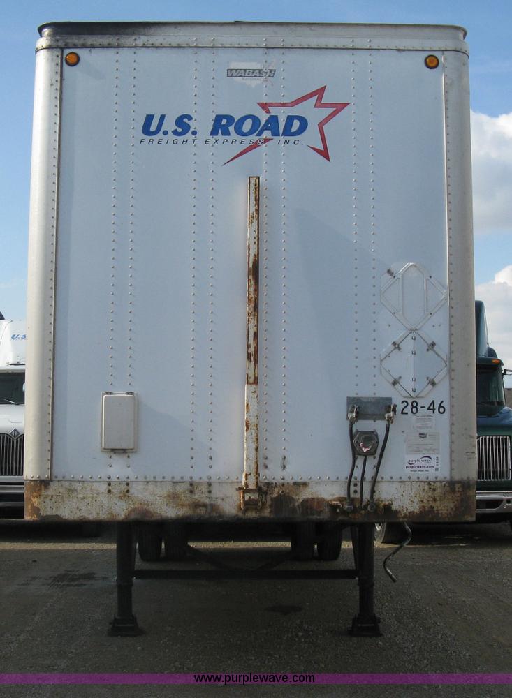 image for item D8288 1995 Wabash 28' dry van trailer