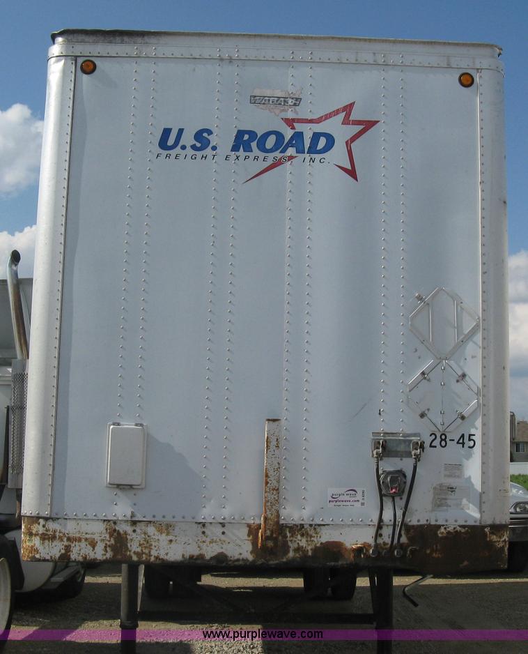 image for item D8290 1995 Wabash 28' dry van trailer