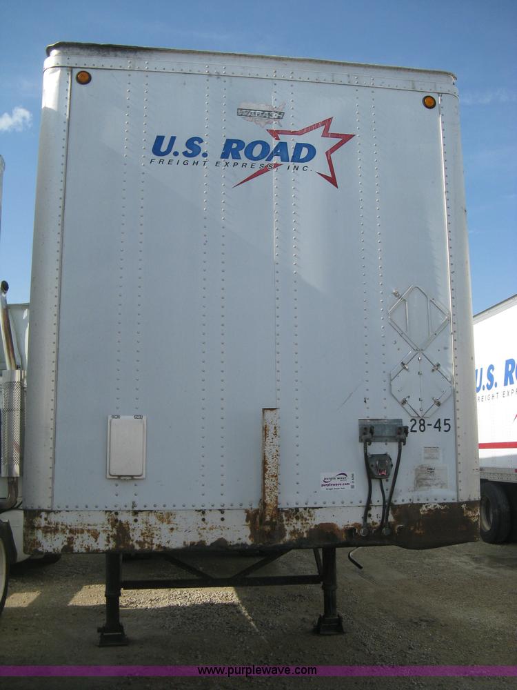 image for item D8290 1995 Wabash 28' dry van trailer