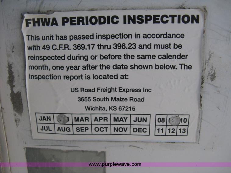 image for item D8291 1995 Trailmobile 28' dry van trailer