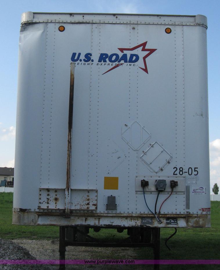 image for item D8292 1995 Trailmobile 28' dry van trailer