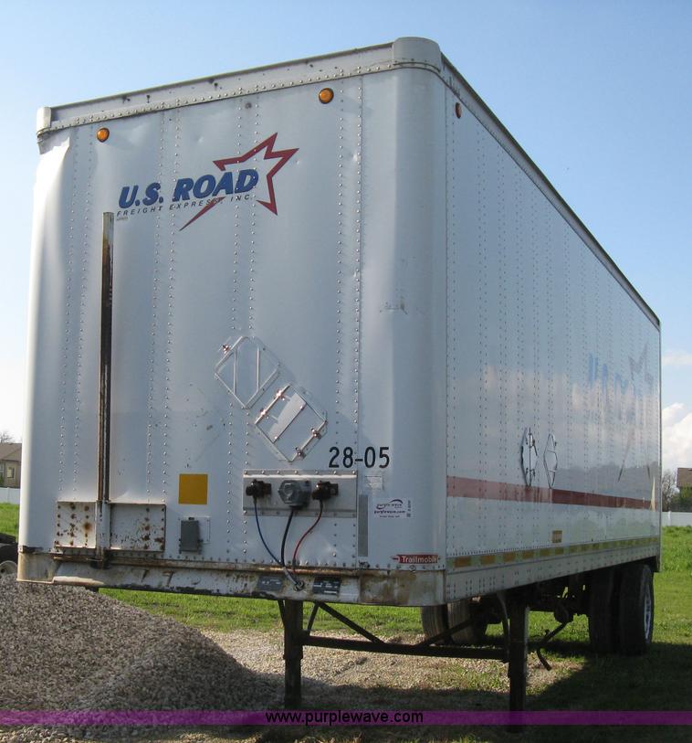 image for item D8292 1995 Trailmobile 28' dry van trailer