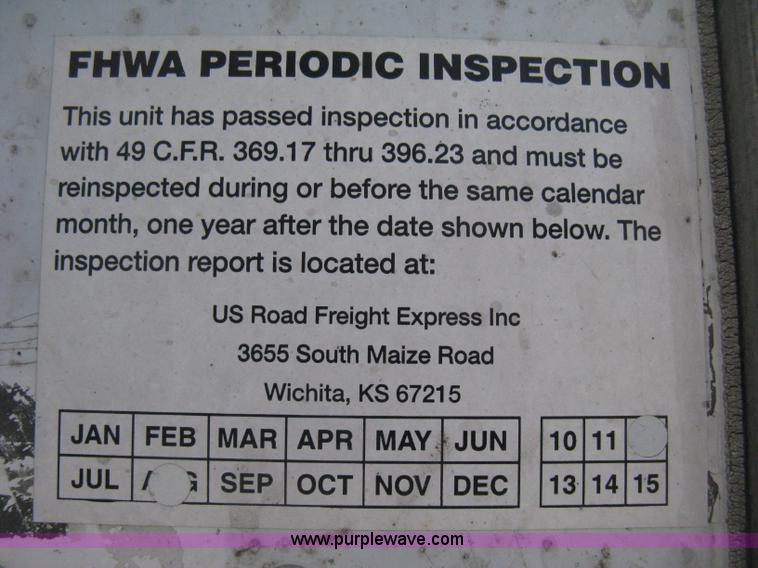 image for item D8293 1994 Wabash 28' dry van trailer