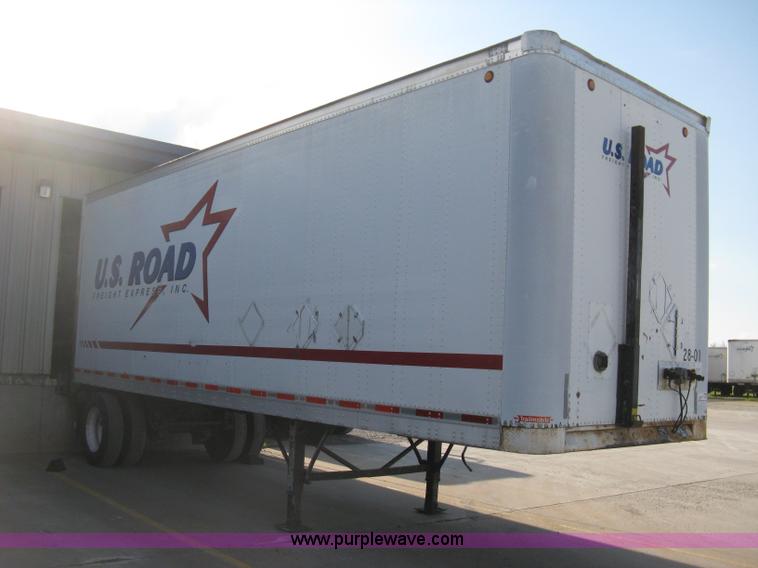 image for item D8294 1995 Trailmobile 28' dry van trailer