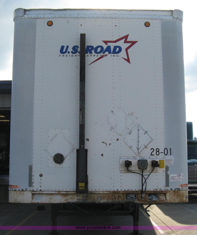 image for item D8294 1995 Trailmobile 28' dry van trailer