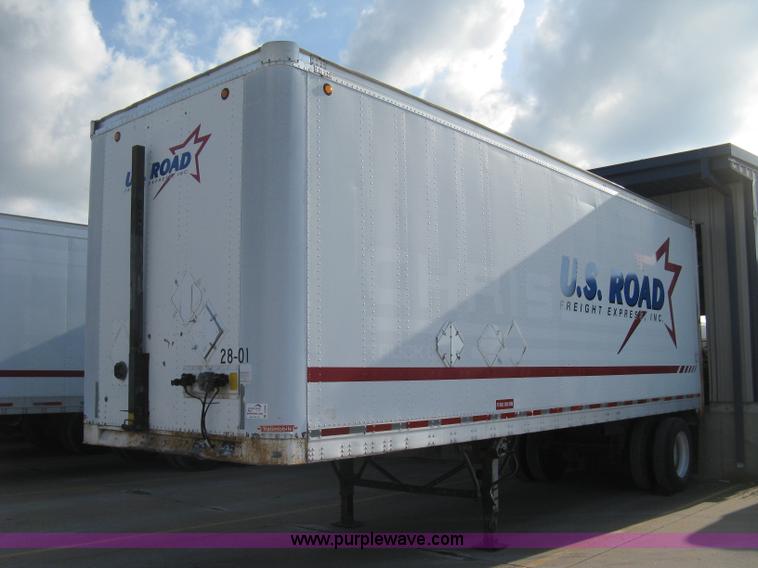 image for item D8294 1995 Trailmobile 28' dry van trailer