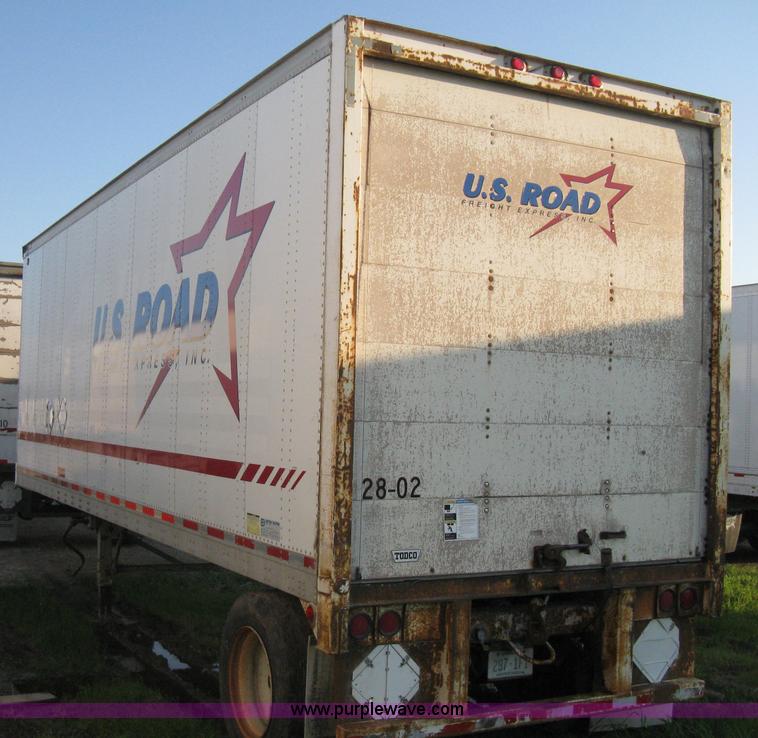 image for item D8296 1995 Trailmobile 28' dry van trailer