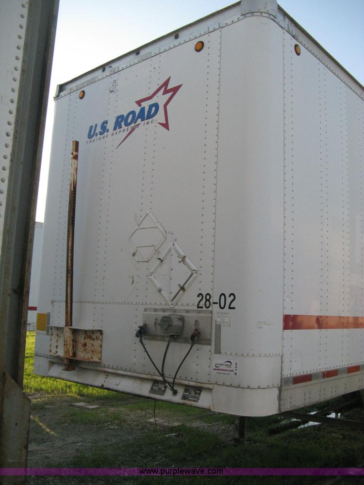 image for item D8296 1995 Trailmobile 28' dry van trailer