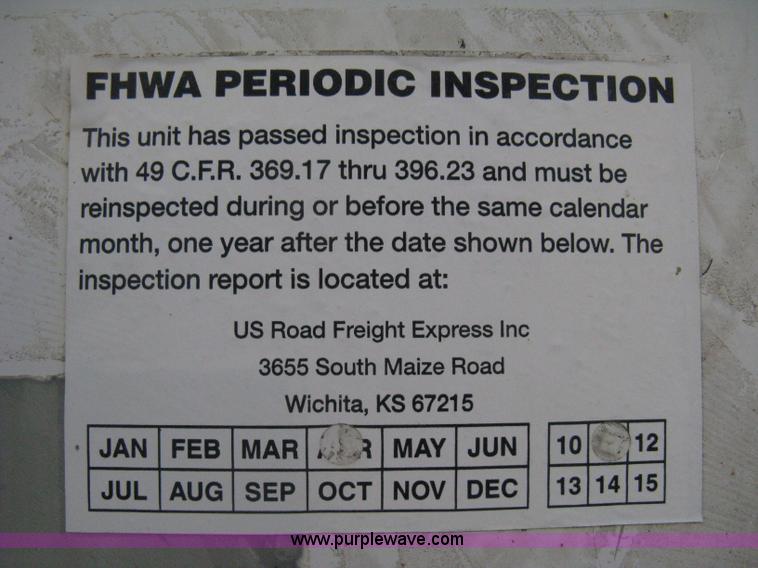 image for item D8296 1995 Trailmobile 28' dry van trailer