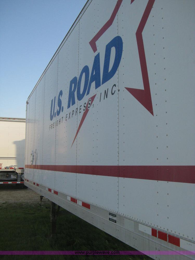 image for item D8297 1993 Fruehauf 28' dry van trailer