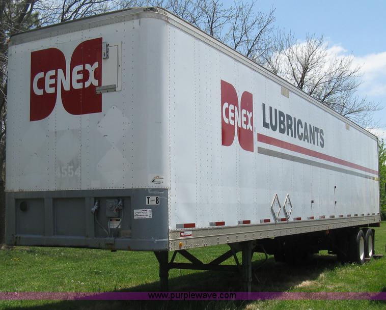 image for item D8300 1988 Fruehauf 45' van trailer