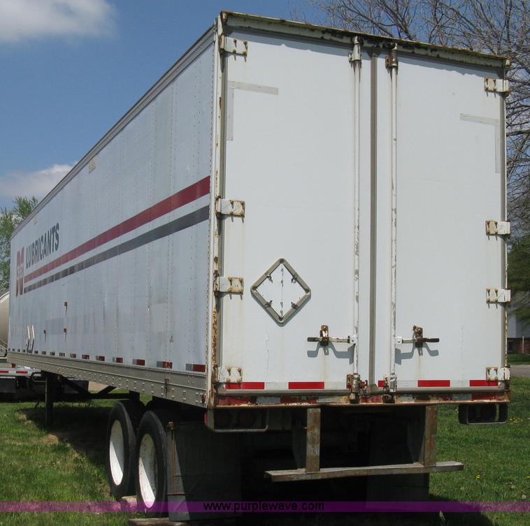 image for item D8300 1988 Fruehauf 45' van trailer