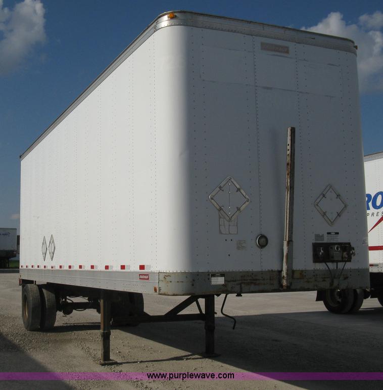 image for item D8304 1994 Wabash 28' dry van trailer