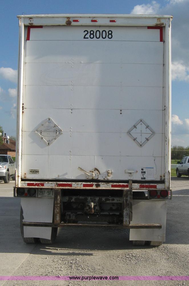 image for item D8305 1990 Fruehauf 28' dry van trailer