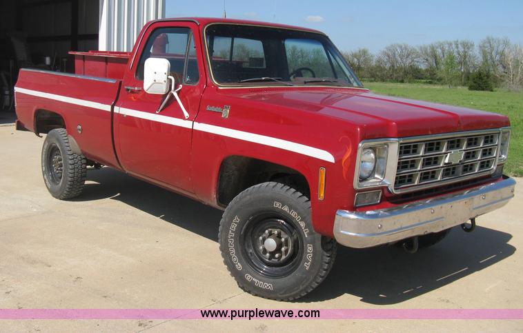 image for item D8313 1978 Chevrolet Scottsdale 20 pickup truck