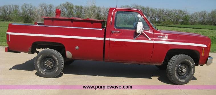 image for item D8313 1978 Chevrolet Scottsdale 20 pickup truck