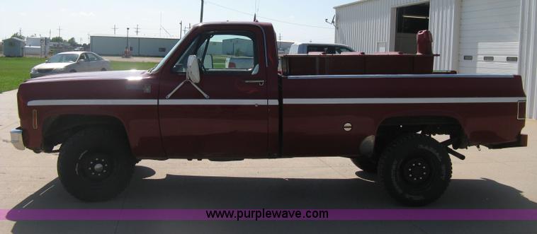 image for item D8313 1978 Chevrolet Scottsdale 20 pickup truck