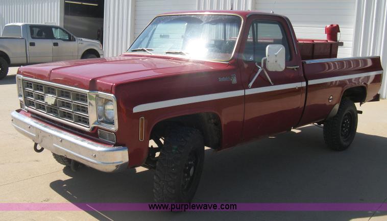 image for item D8313 1978 Chevrolet Scottsdale 20 pickup truck