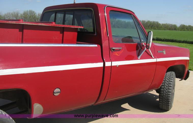 image for item D8313 1978 Chevrolet Scottsdale 20 pickup truck