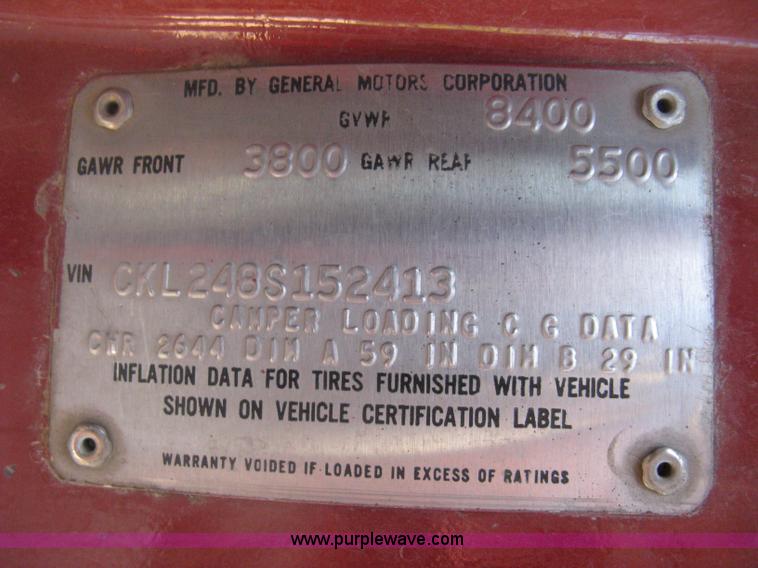 image for item D8313 1978 Chevrolet Scottsdale 20 pickup truck