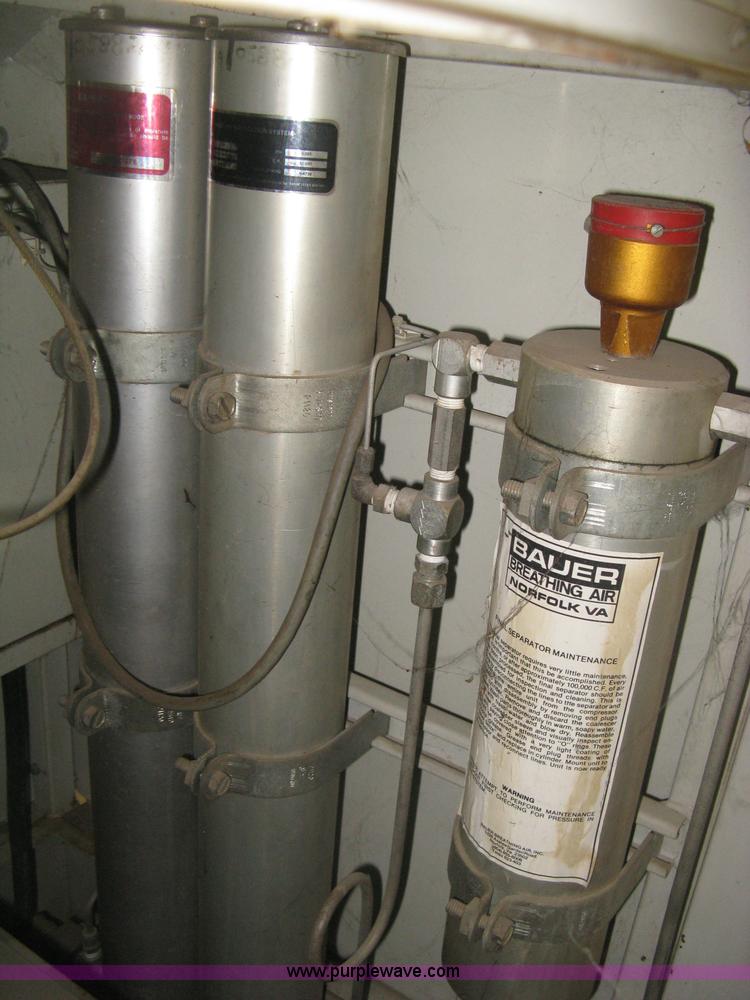 image for item D8314 1981 Bauer FS9E1H breathing air support compressor