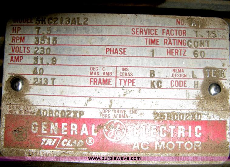 image for item D8314 1981 Bauer FS9E1H breathing air support compressor