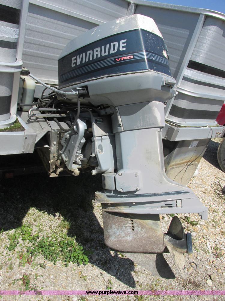 image for item E7224 1987 Lowe Classic pontoon boat