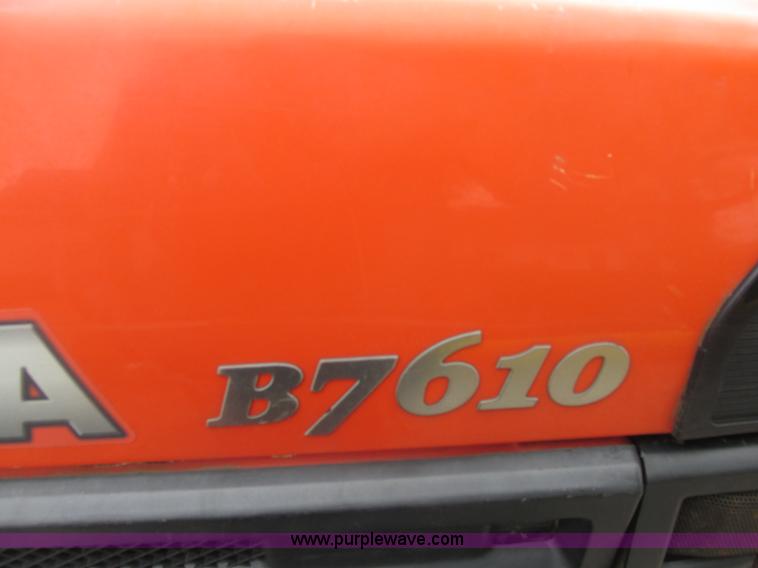 image for item E7237 Kubota B7610 MFWD tractor