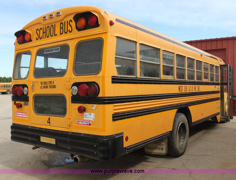 image for item E8489 1996 International 3800 Blue Bird school bus