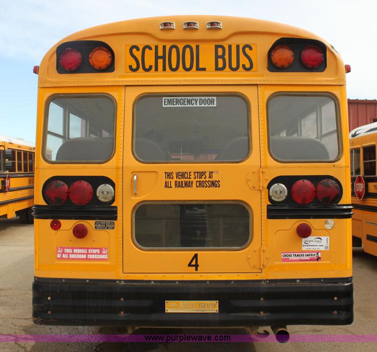 image for item E8489 1996 International 3800 Blue Bird school bus