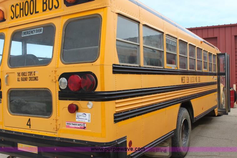 image for item E8489 1996 International 3800 Blue Bird school bus