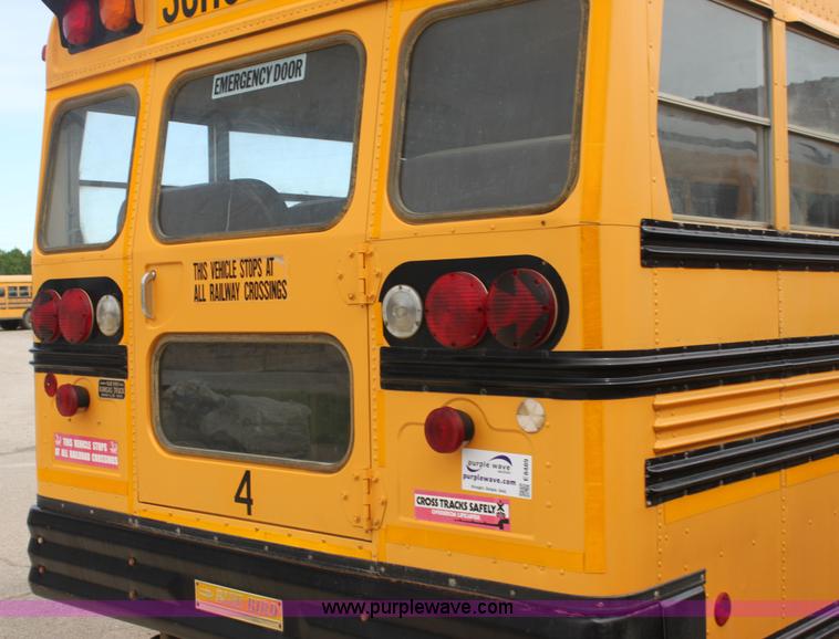 image for item E8489 1996 International 3800 Blue Bird school bus