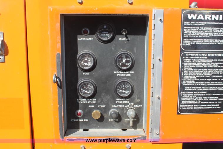 image for item F9128 2007 Sullivan-palatek D210 air compressor