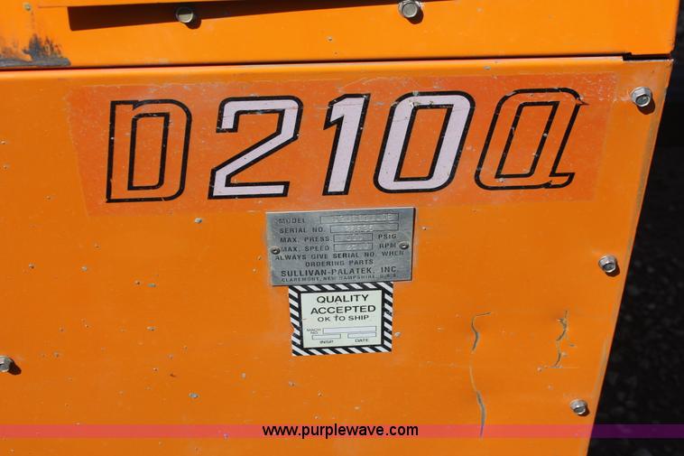 image for item F9128 2007 Sullivan-palatek D210 air compressor