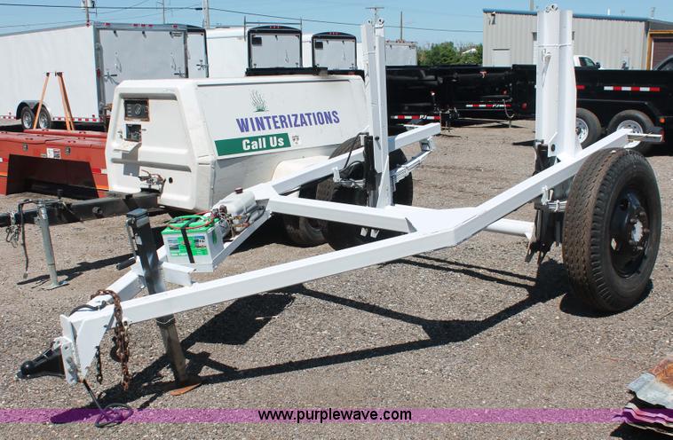 image for item F9132 Shop built 13' reel dolly trailer
