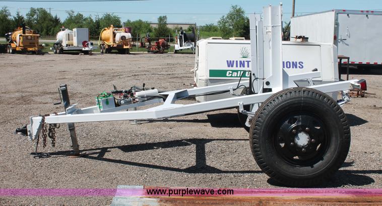 image for item F9132 Shop built 13' reel dolly trailer