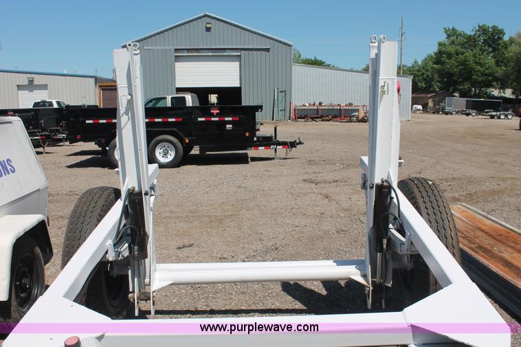 image for item F9132 Shop built 13' reel dolly trailer