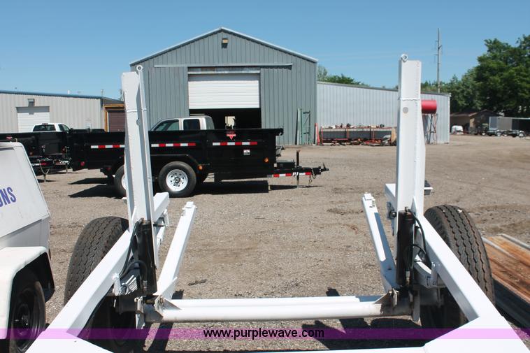 image for item F9132 Shop built 13' reel dolly trailer