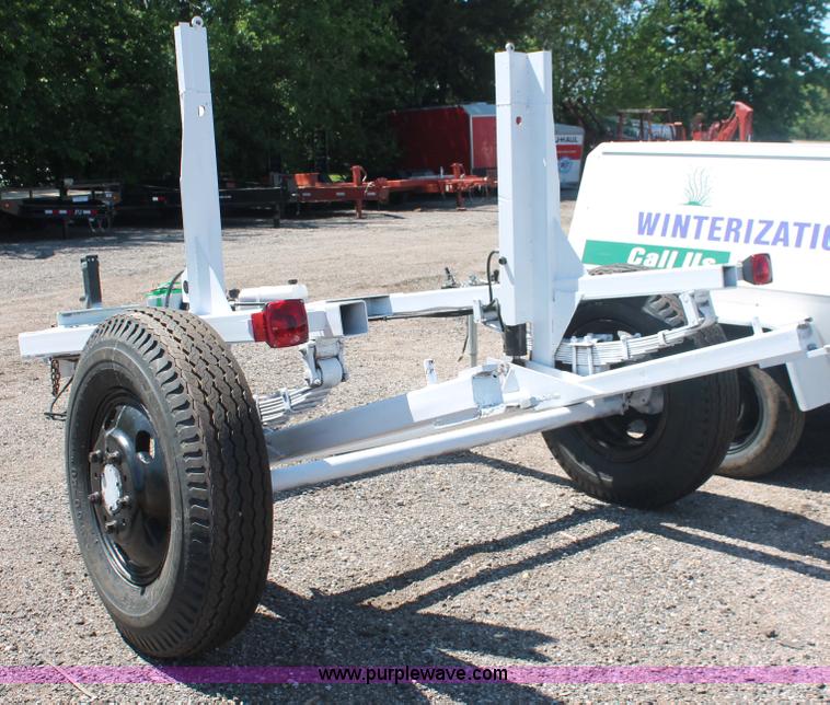 image for item F9132 Shop built 13' reel dolly trailer