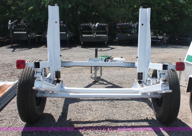image for item F9132 Shop built 13' reel dolly trailer