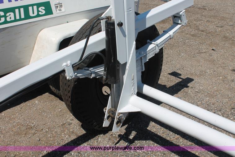 image for item F9132 Shop built 13' reel dolly trailer