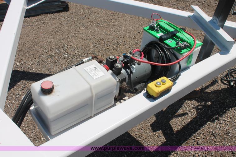 image for item F9132 Shop built 13' reel dolly trailer