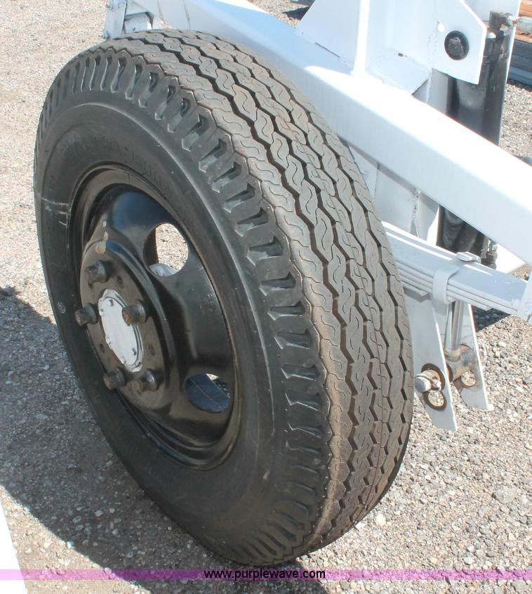 image for item F9132 Shop built 13' reel dolly trailer