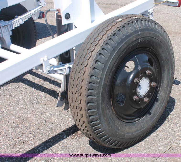 image for item F9132 Shop built 13' reel dolly trailer