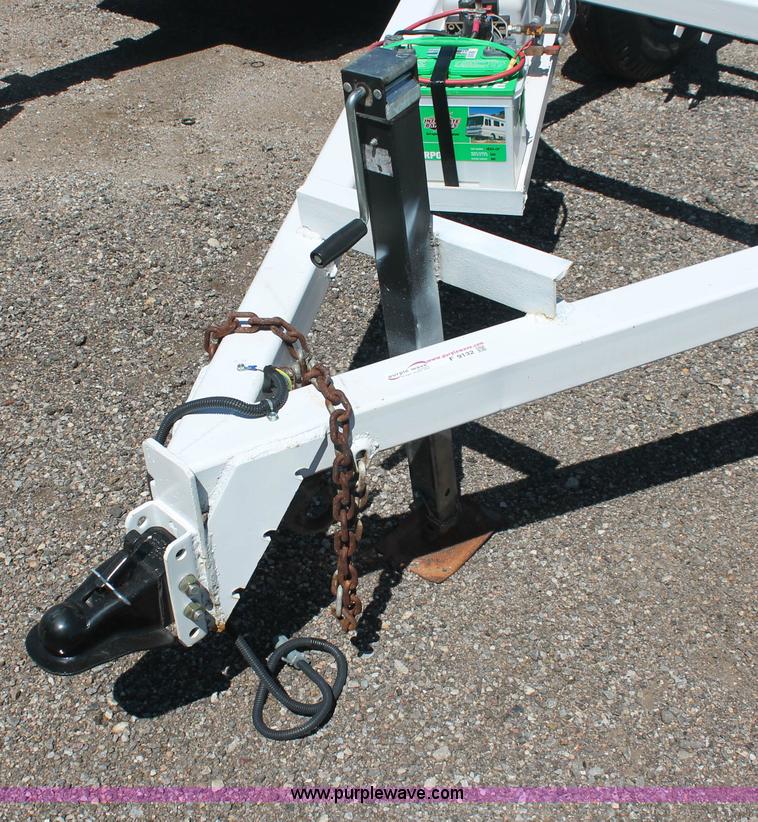 image for item F9132 Shop built 13' reel dolly trailer