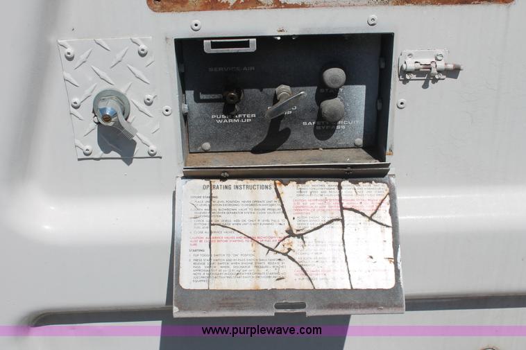 image for item F9133 Ingersoll Rand P175WD air compressor